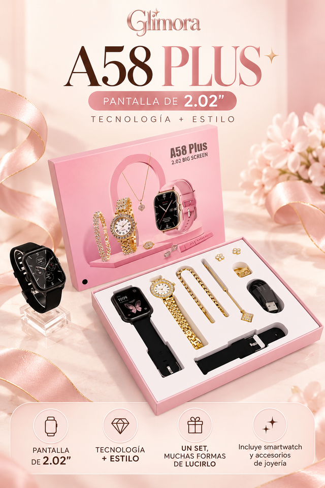 A58 Plus Reloj Inteligente 50 Unidades – Camiliglowyonline